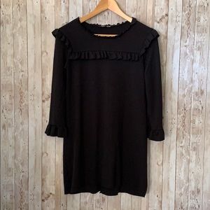 Zara Collection Black Long Sleeve Dress